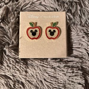 Disney x BAUBLEBAR Mickey Mouse Apple Earrings